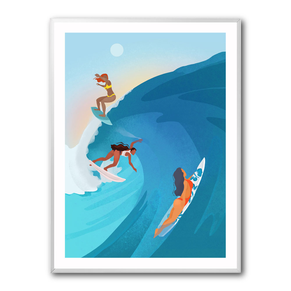 Surfers Wall Art