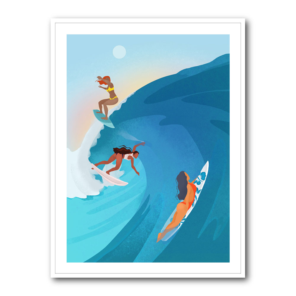 Surfers Wall Art