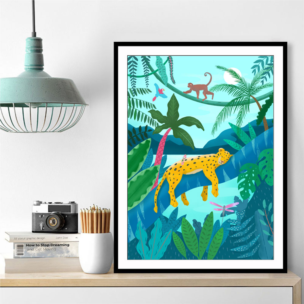 Jungle Leopard Wall Art