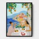 Girls in Positano Wall Art