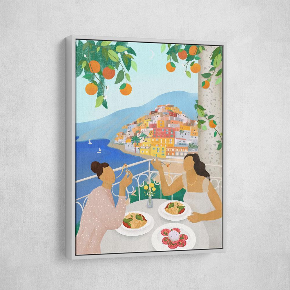 Girls in Positano Wall Art