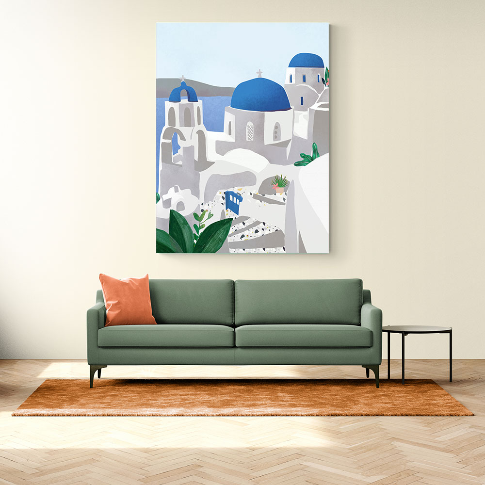 Santorini island Wall Art