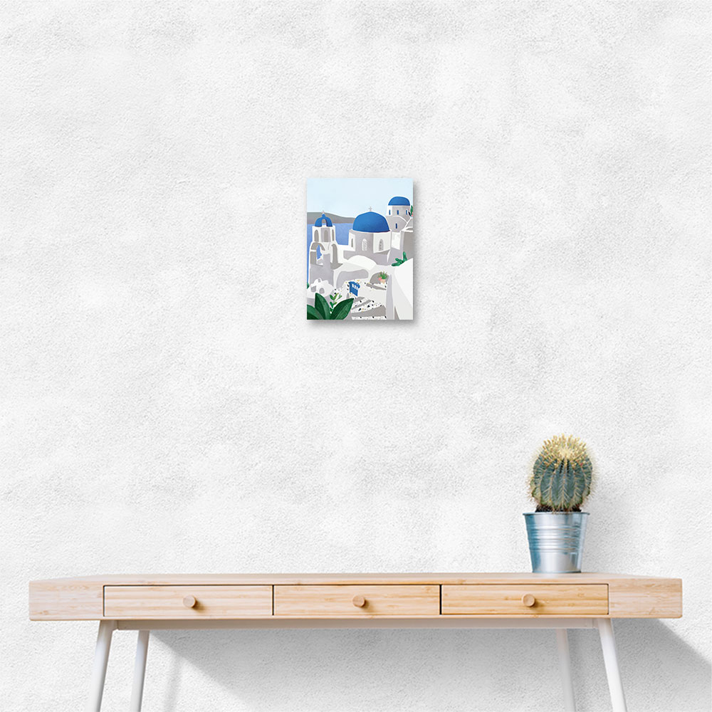 Santorini island Wall Art