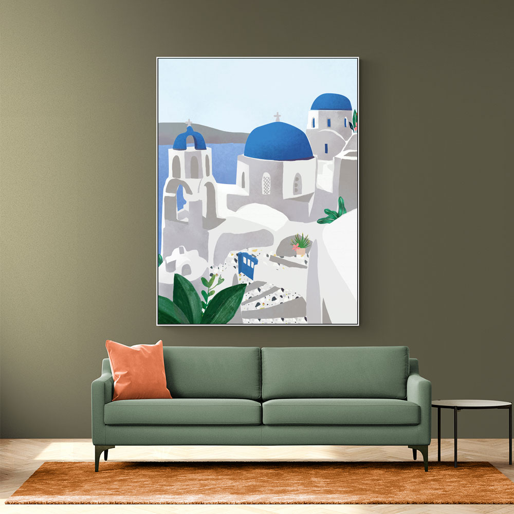 Santorini island Wall Art