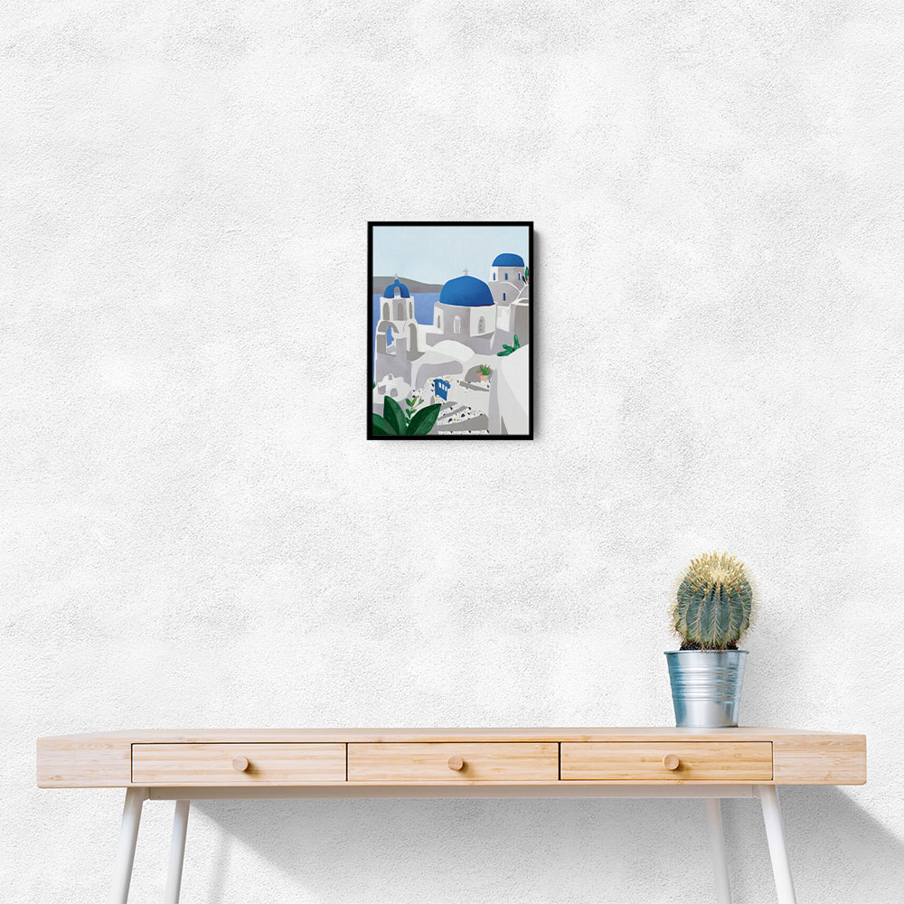 Santorini island Wall Art