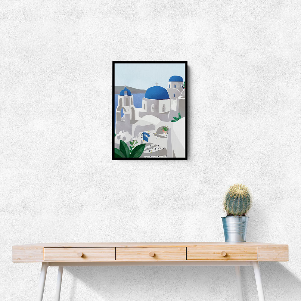 Santorini island Wall Art