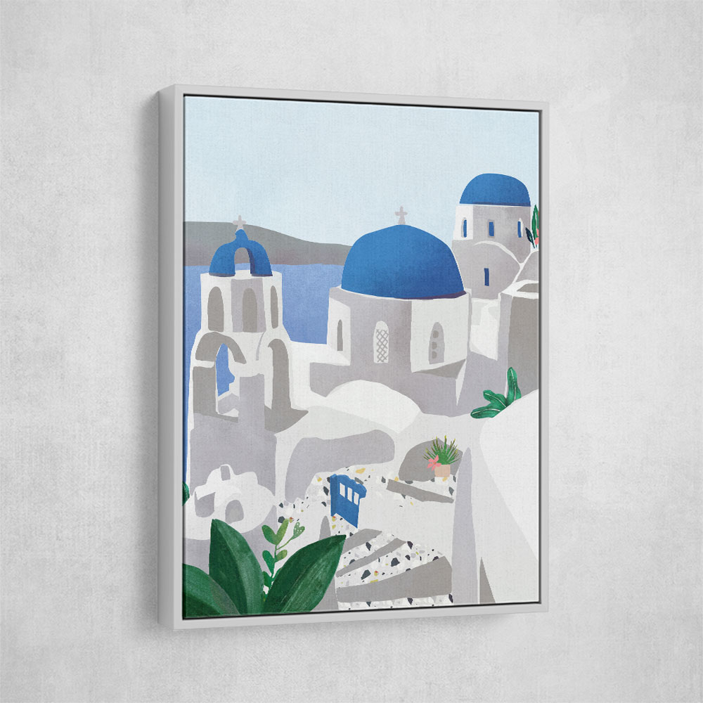 Santorini island Wall Art