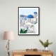 Santorini island Wall Art