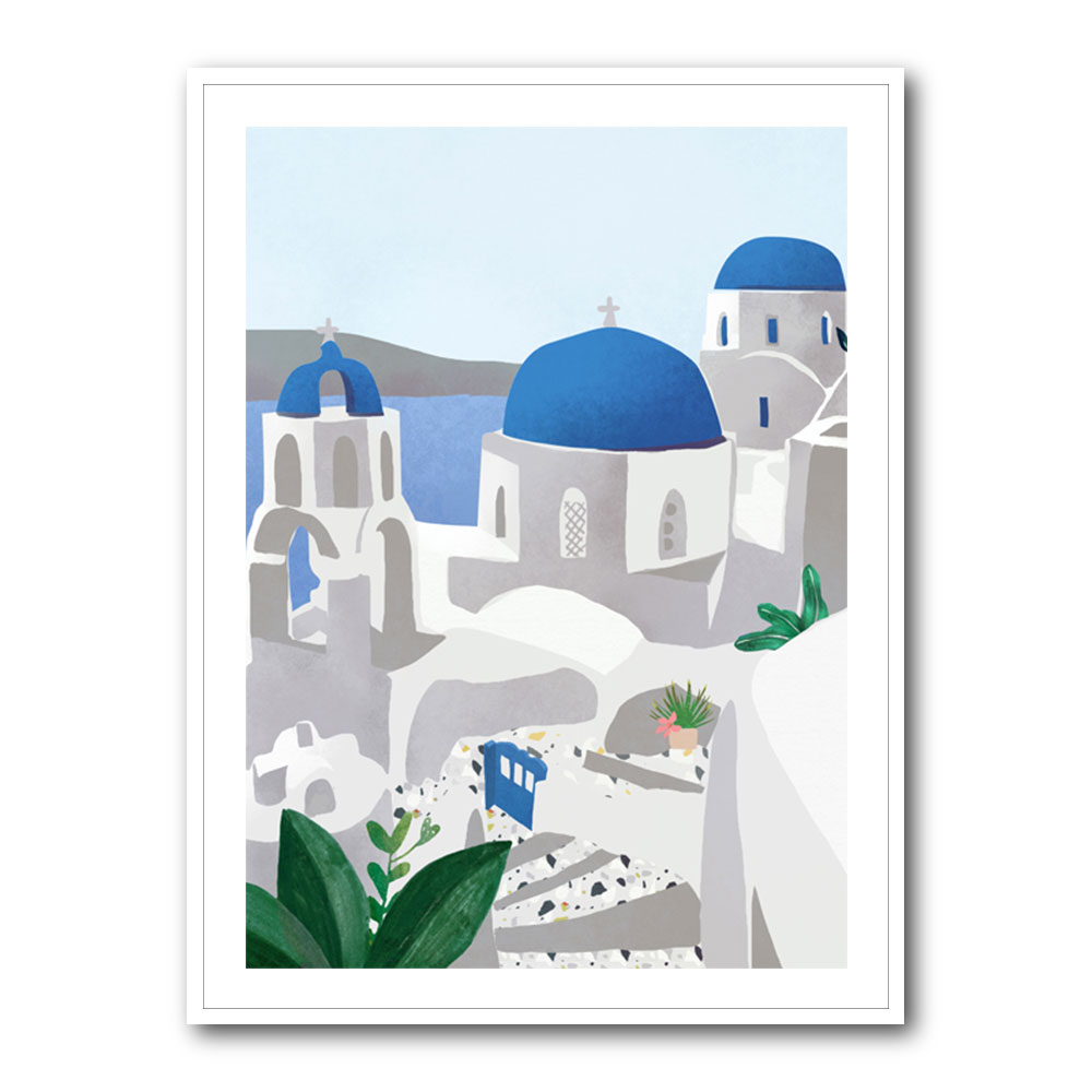 Santorini island Wall Art