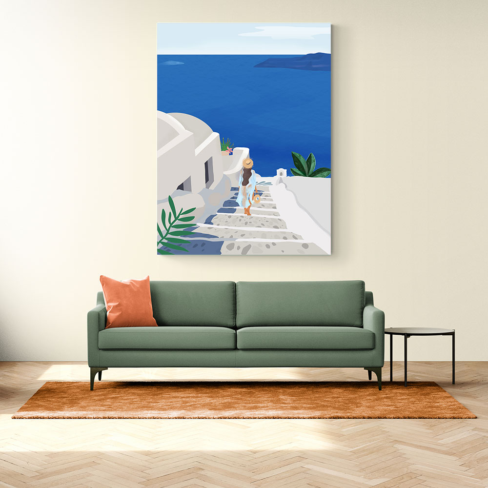 Into the Blue Wall Art