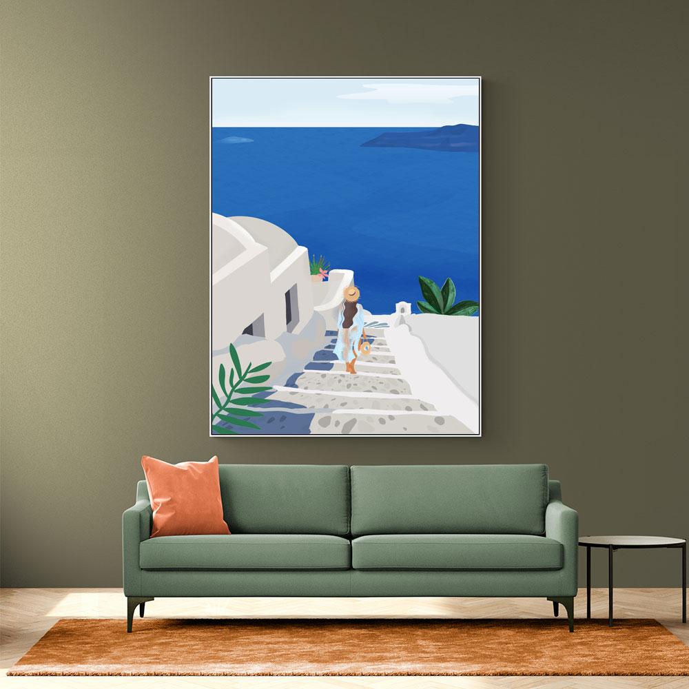 Into the Blue Wall Art