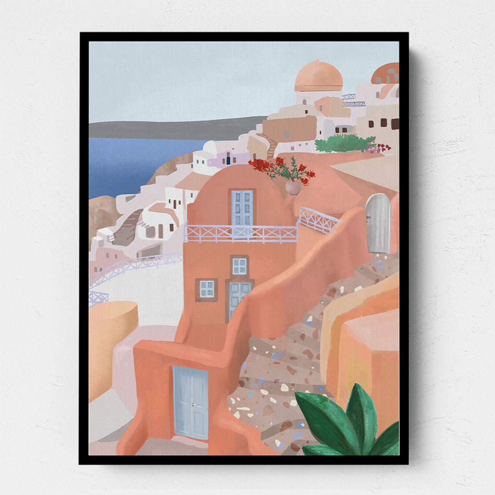 Santorini Wall Art