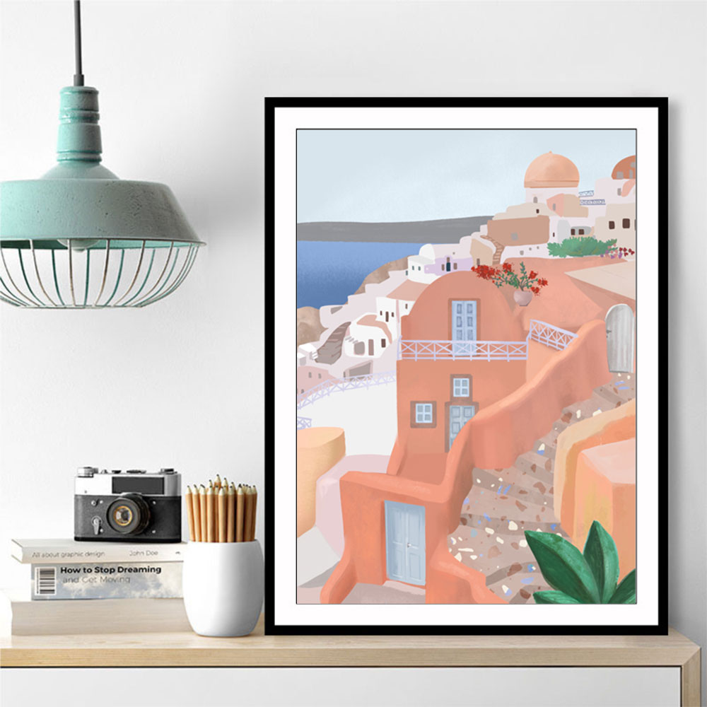 Santorini Wall Art