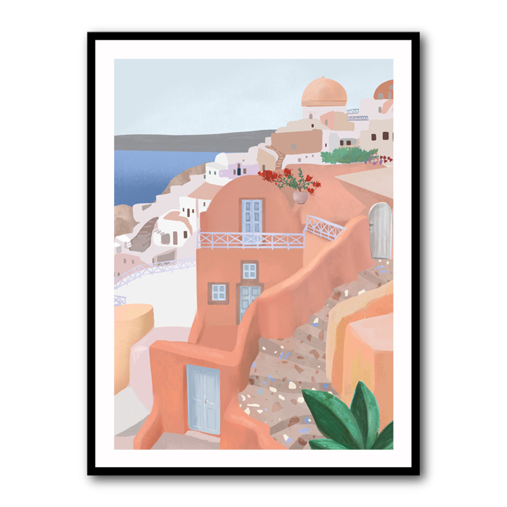 Santorini Wall Art