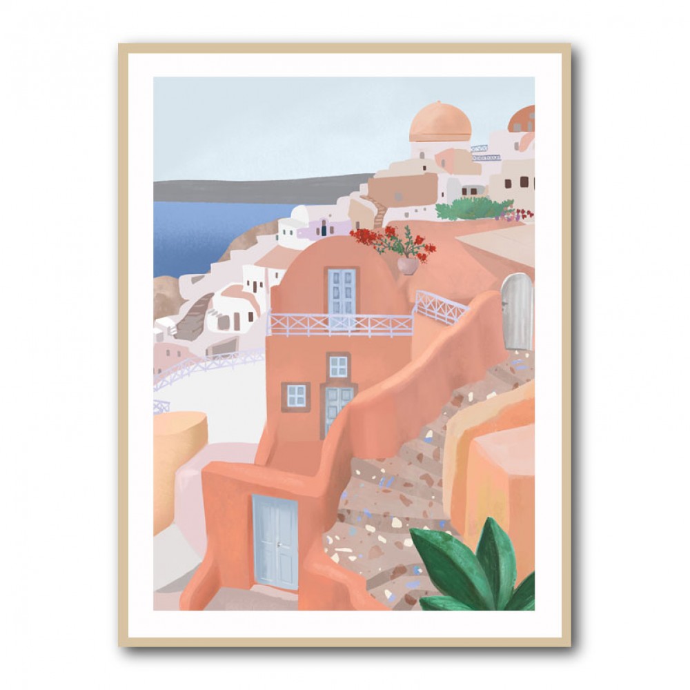 Santorini Wall Art