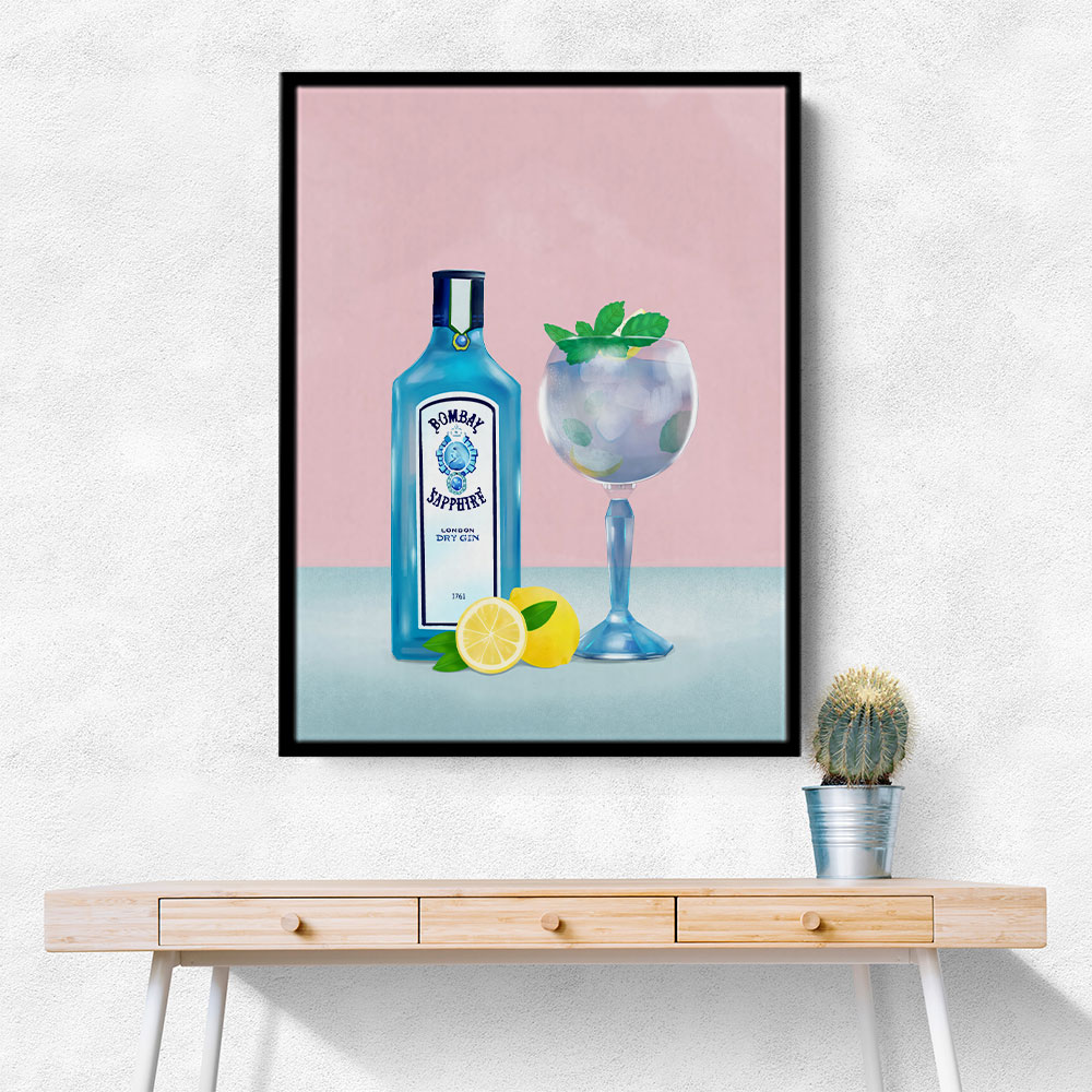 Gin Cocktail Wall Art