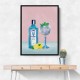 Gin Cocktail Wall Art