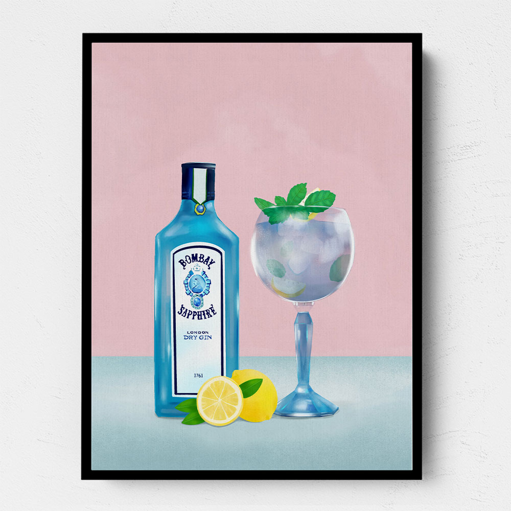 Gin Cocktail Wall Art