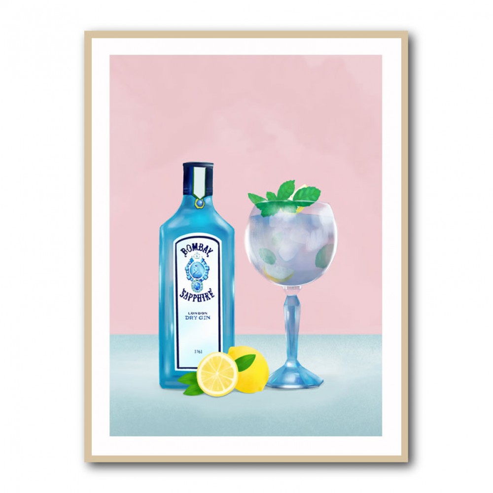 Gin Cocktail Wall Art