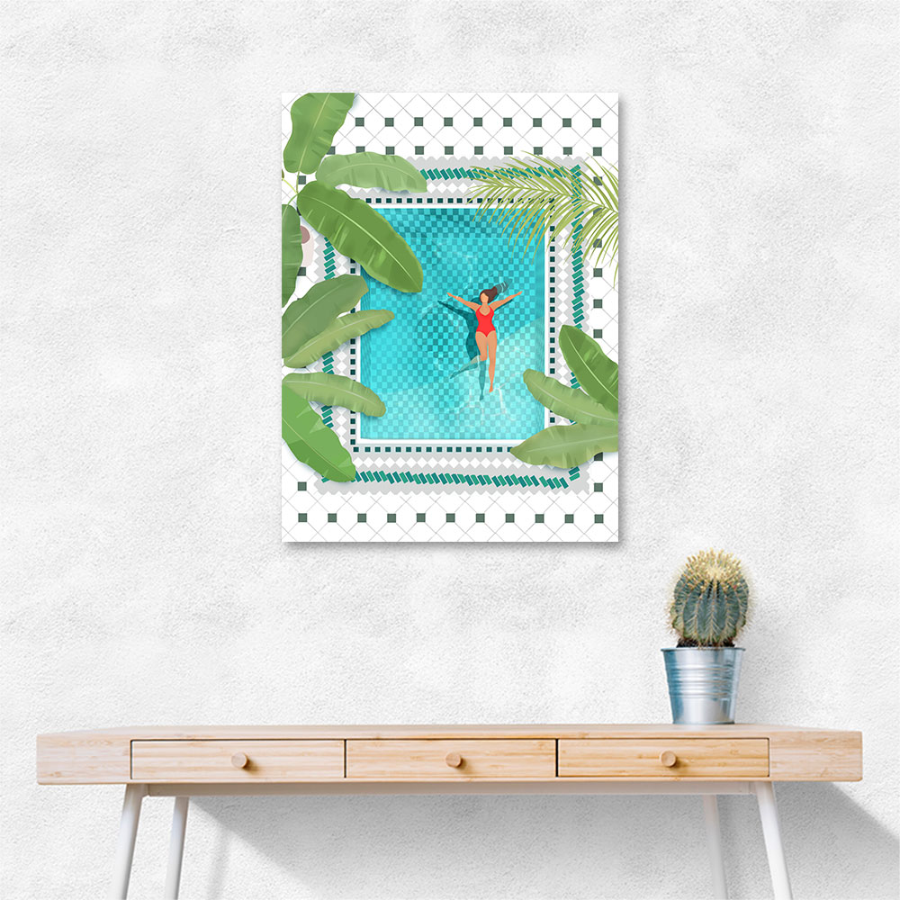 Riad Pool Wall Art Riad Pool Wall Art