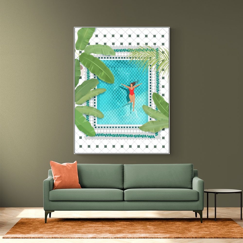 Riad Pool Wall Art