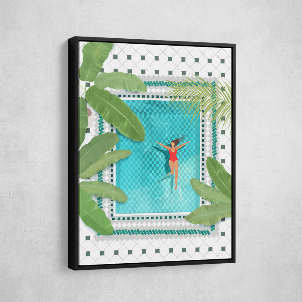 Riad Pool Wall Art