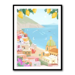 Positano Wall Art