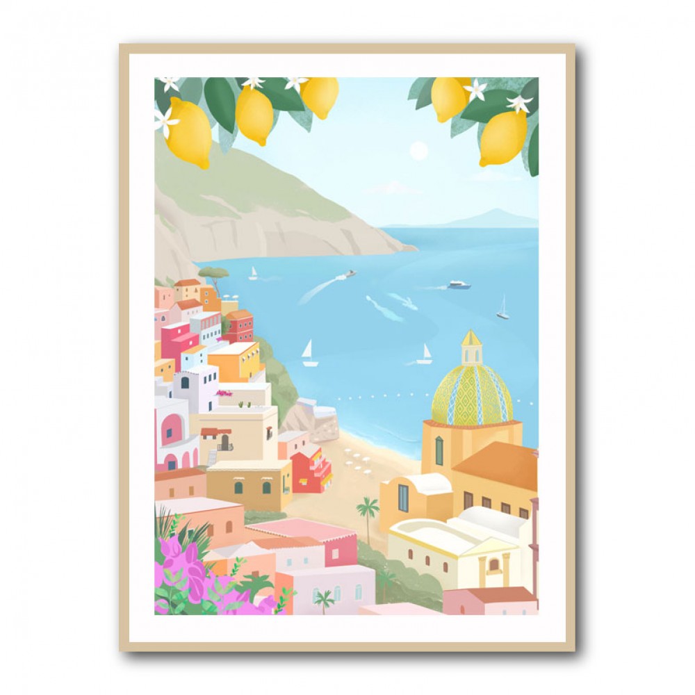 Positano Wall Art