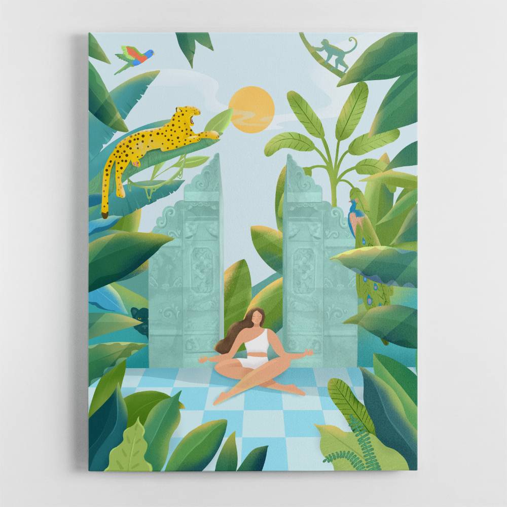 Jungle Zen Wall Art Jungle Zen Wall Art