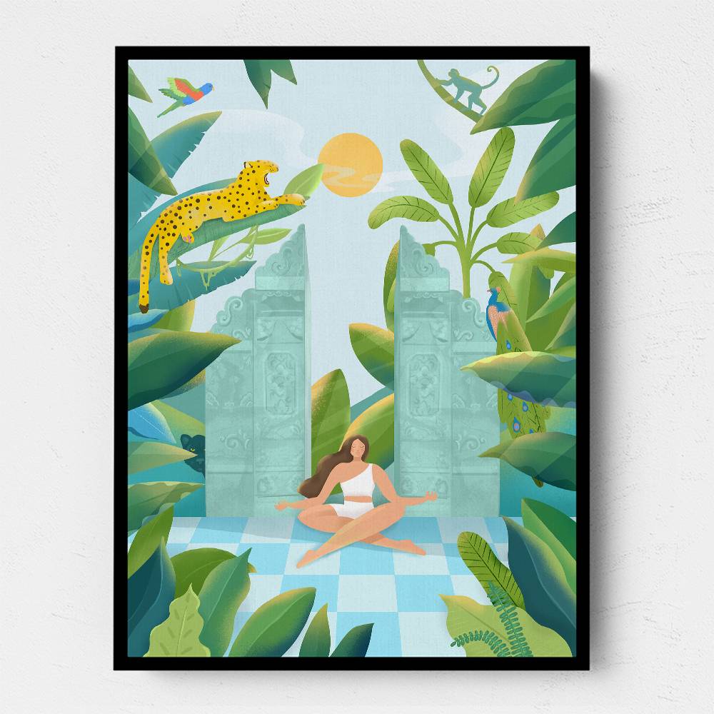 Jungle Zen Wall Art Jungle Zen Wall Art