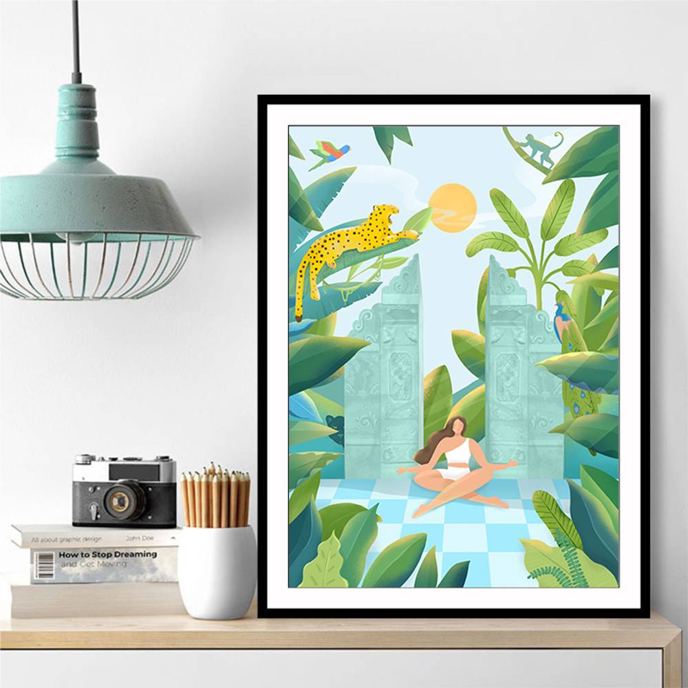 Jungle Zen Wall Art Jungle Zen Wall Art