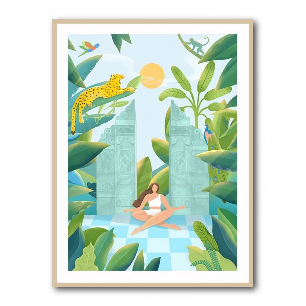 Jungle Zen Wall Art Jungle Zen Wall Art