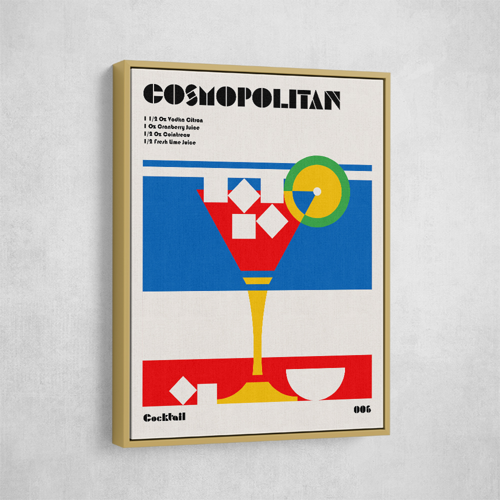 Cosmopolitan Bauhaus Cocktail