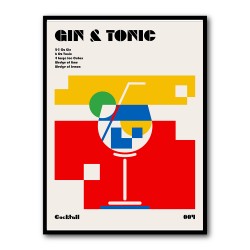 Gin a Tonic Bauhaus Cocktail