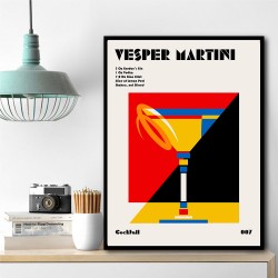 Vesper Martini Bauhaus Cocktail