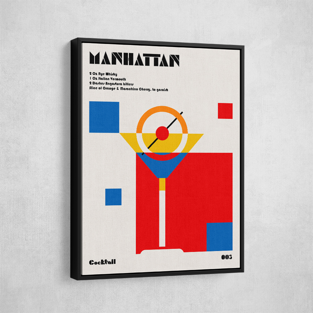 Manhattan Bauhaus Cocktail