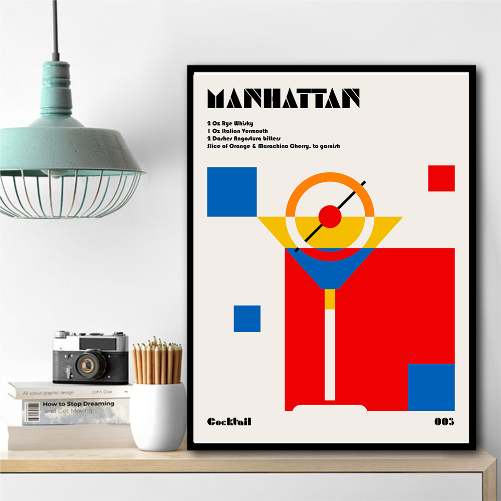 Manhattan Bauhaus Cocktail