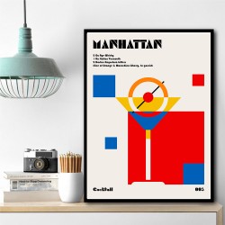 Manhattan Bauhaus Cocktail