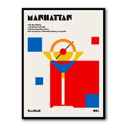 Manhattan Bauhaus Cocktail