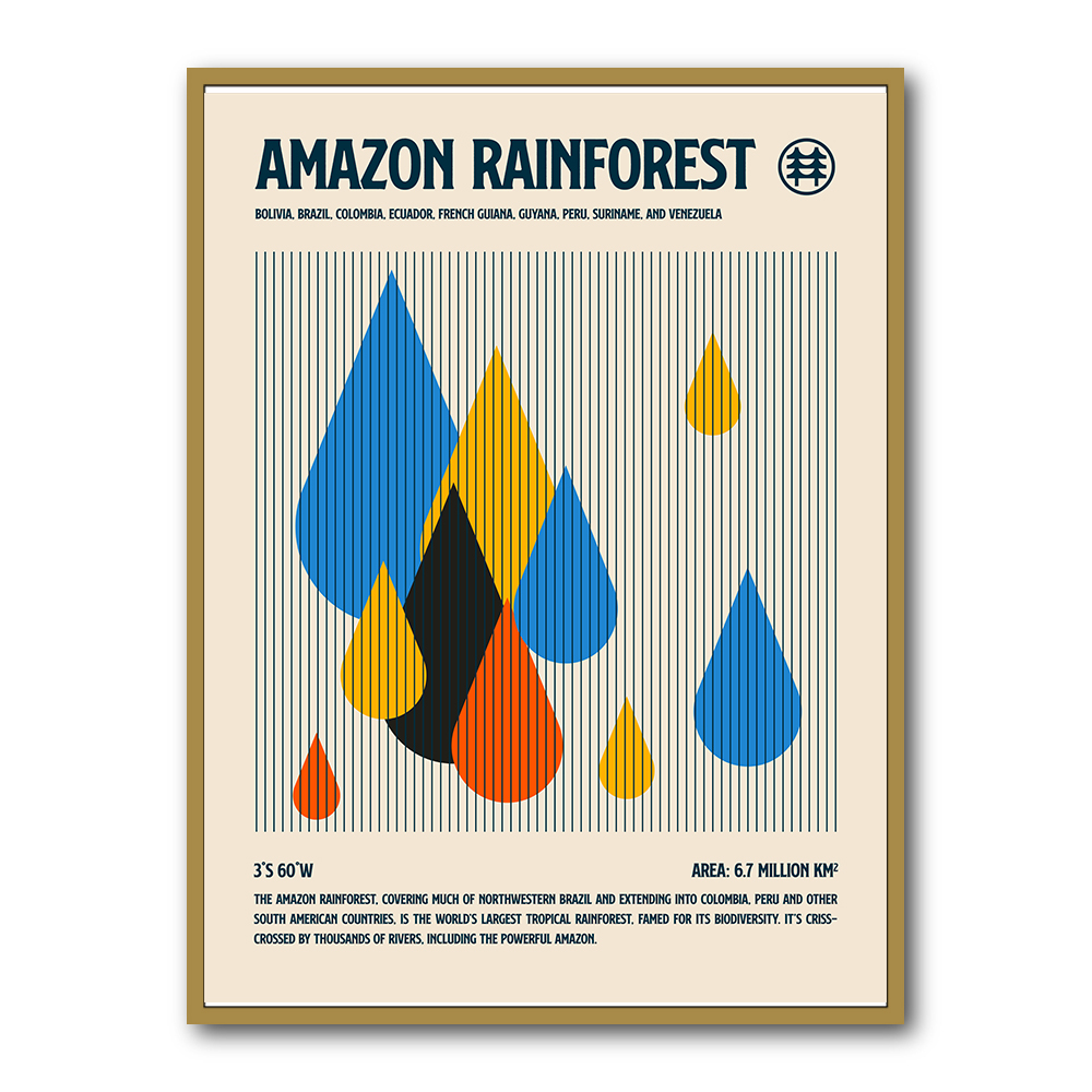 Amazon Rain Forest Poster