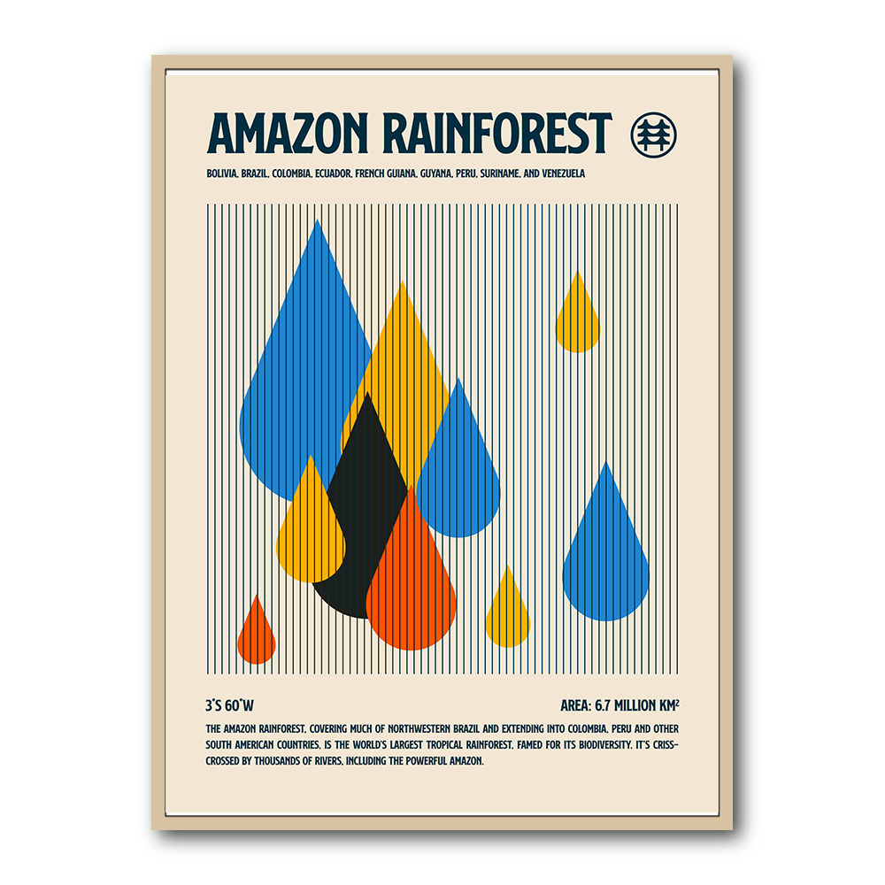 Amazon Rain Forest Poster