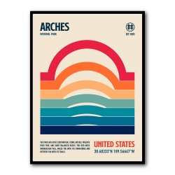 Arches National Park Travel Poster