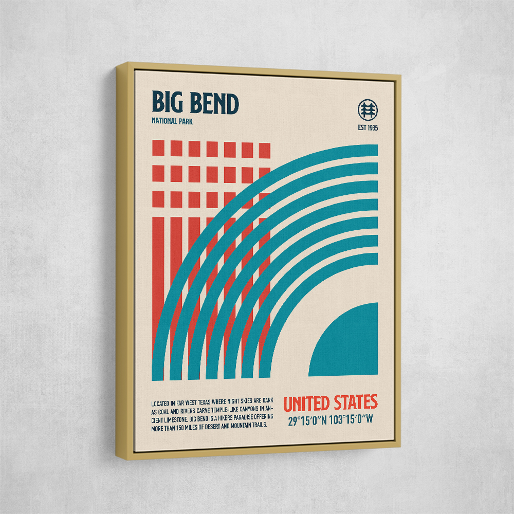 Big Bend National Park Travel Poster