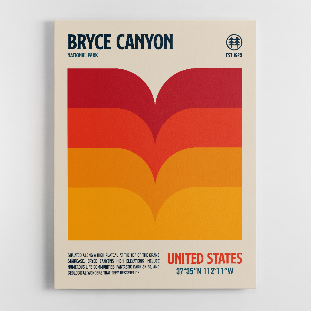 Bryce Canyon National Park Travel Poster