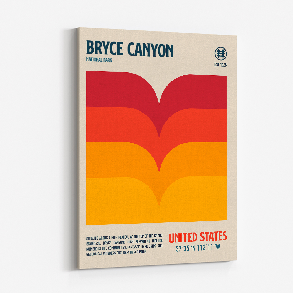 Bryce Canyon National Park Travel Poster