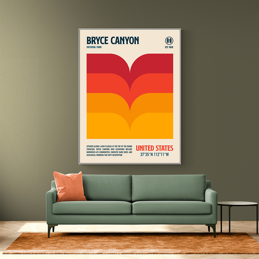 Bryce Canyon National Park Travel Poster