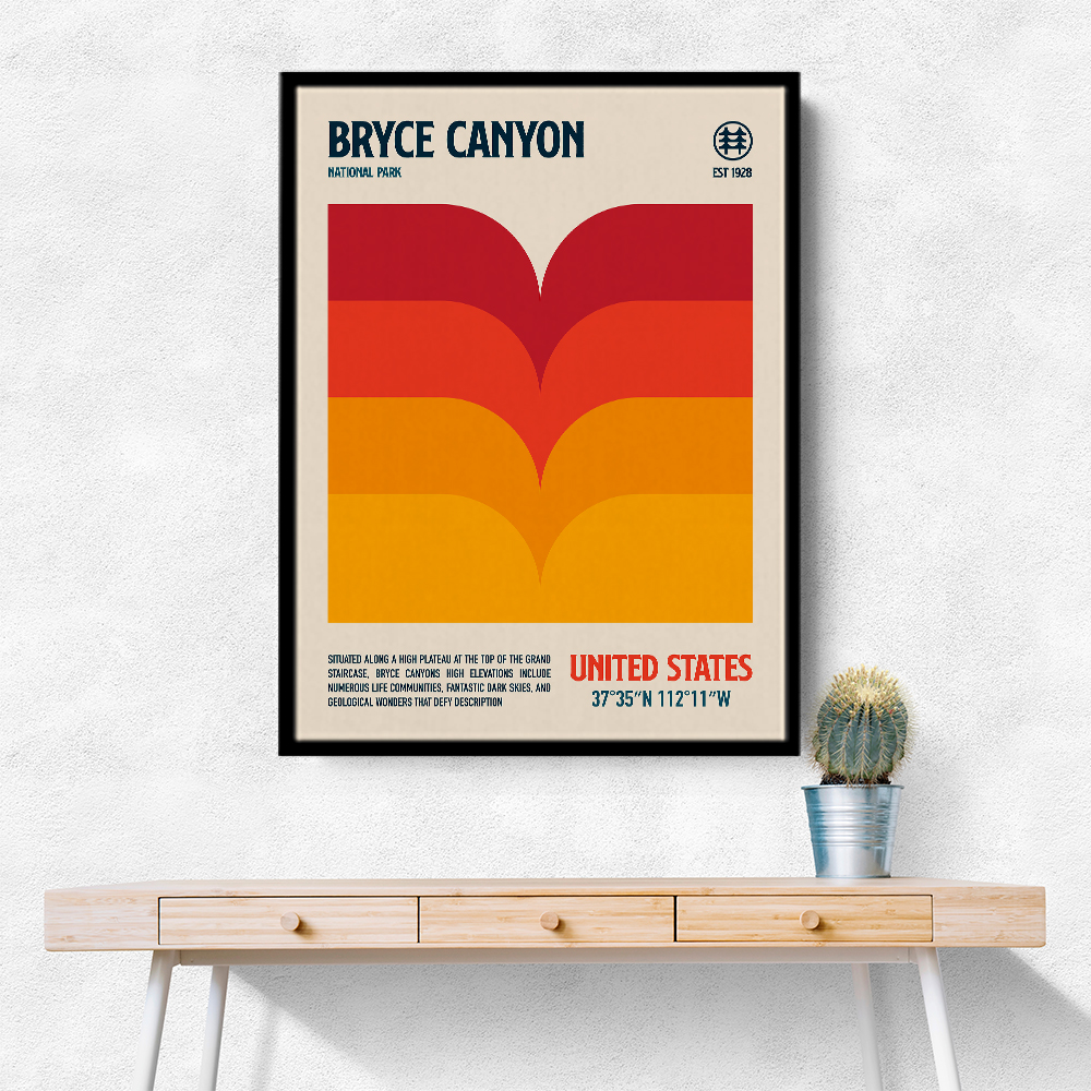 Bryce Canyon National Park Travel Poster