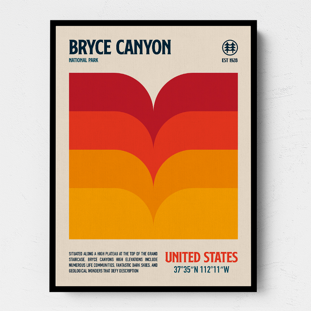 Bryce Canyon National Park Travel Poster