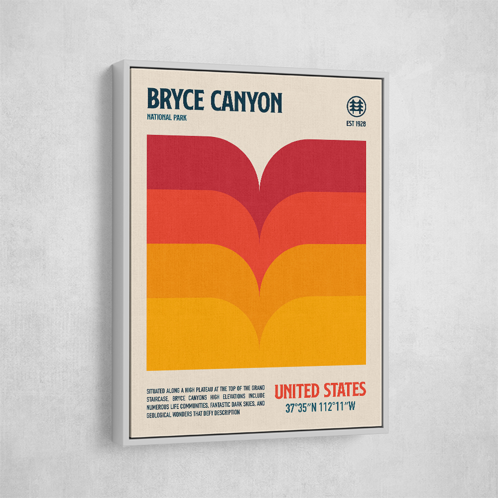 Bryce Canyon National Park Travel Poster