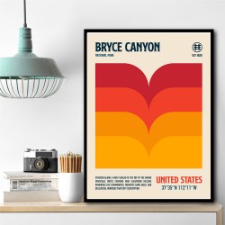 Bryce Canyon National Park Travel Poster